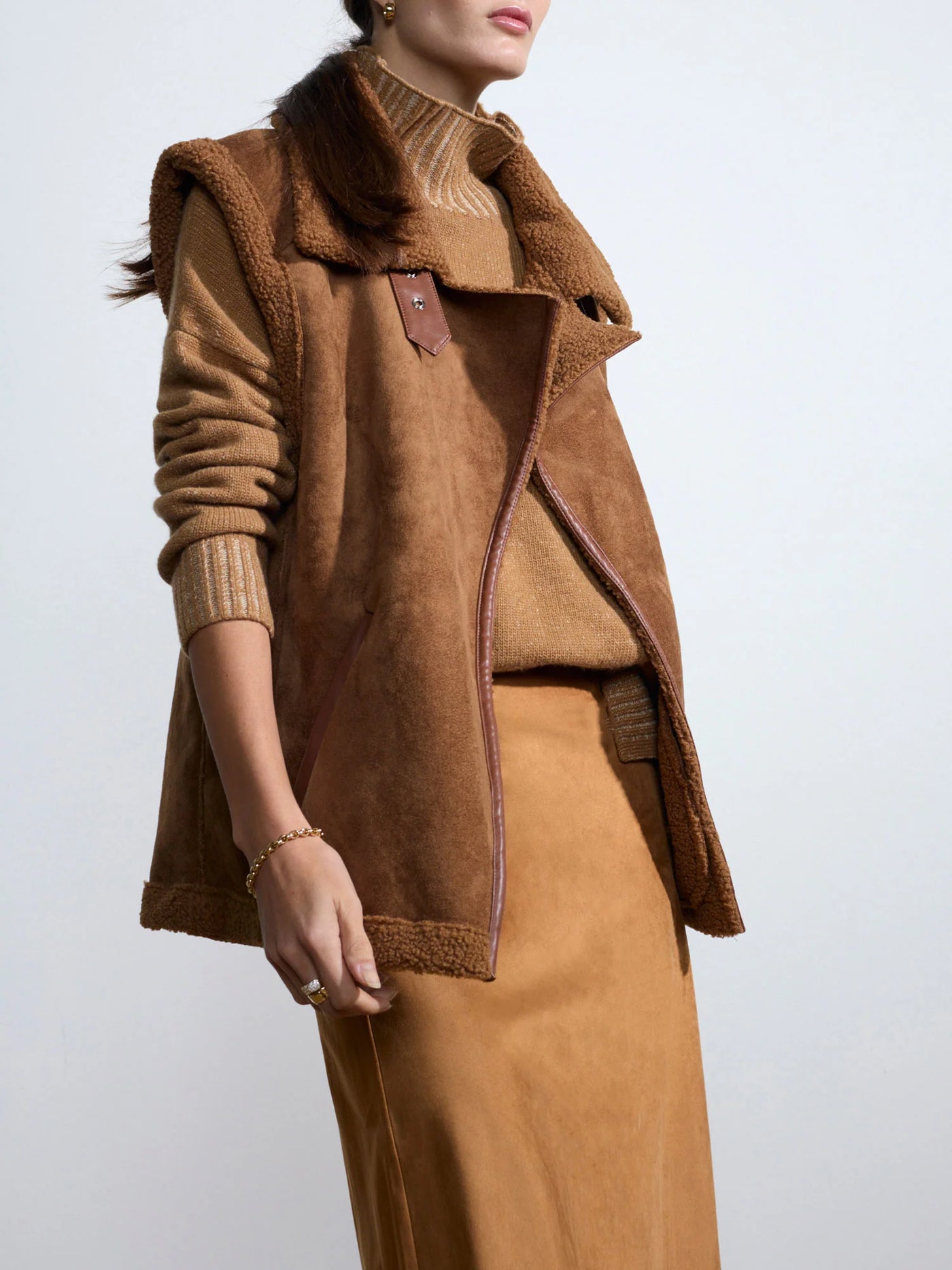 Loredo Vest - Camel