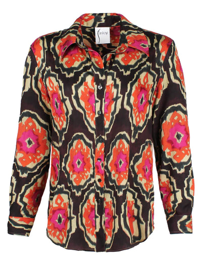 Mini Monica Shirt - Flame Medallion