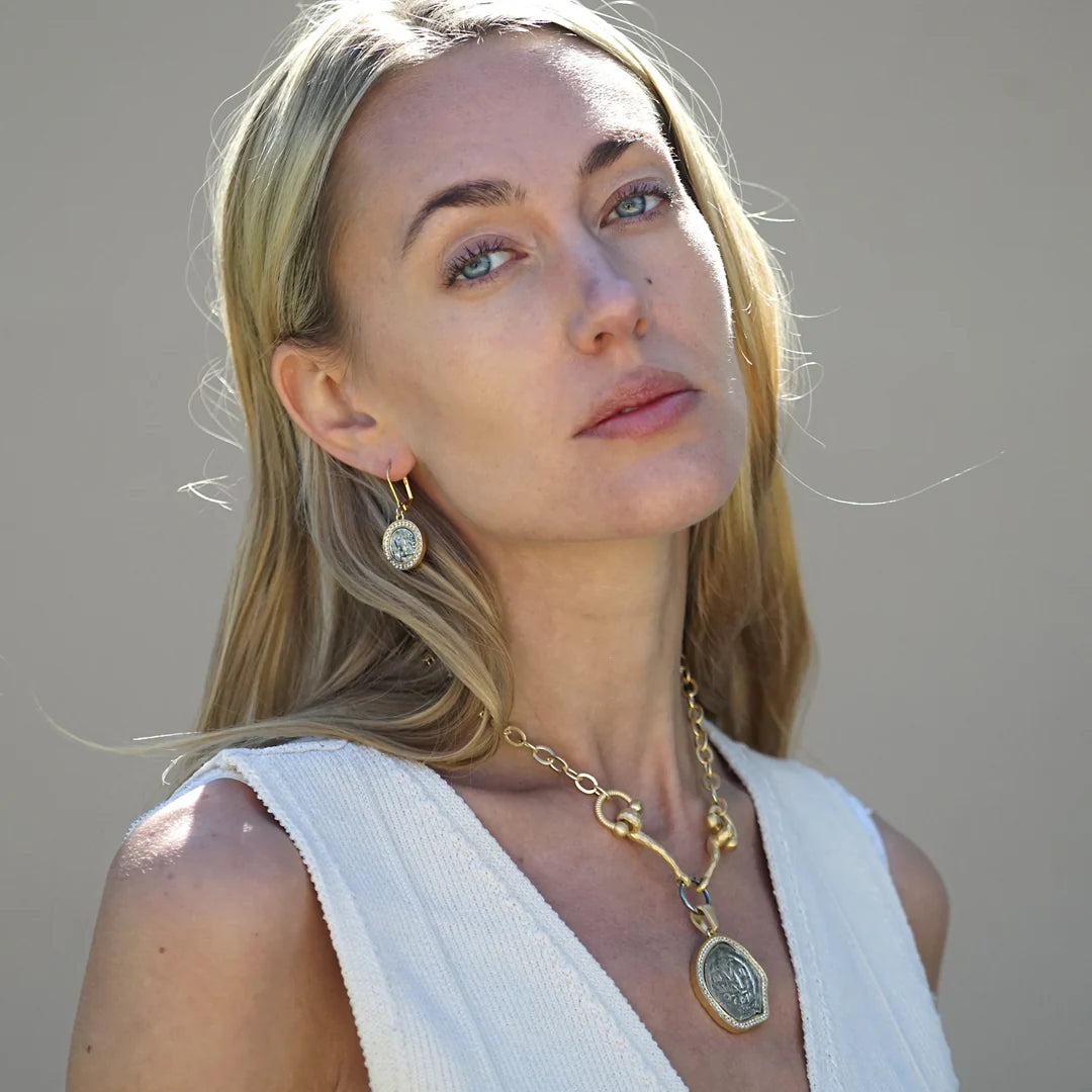 Gold Molat Horsebit Necklace