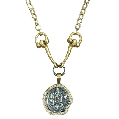 Gold Molat Horsebit Necklace