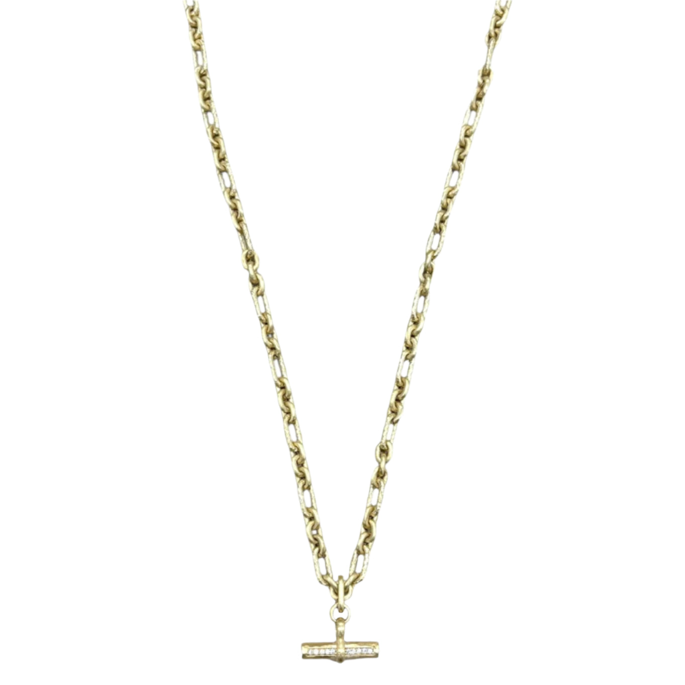 Mini Gold Byron Toggle Necklace