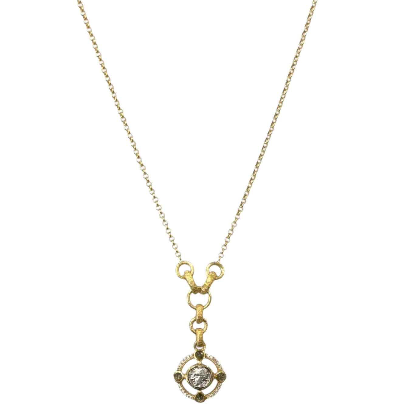 Mini Gold Miko Coin Necklace