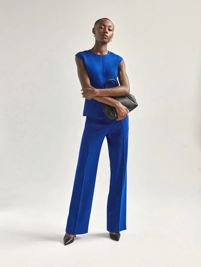 Noel Top - Cobalt Blue