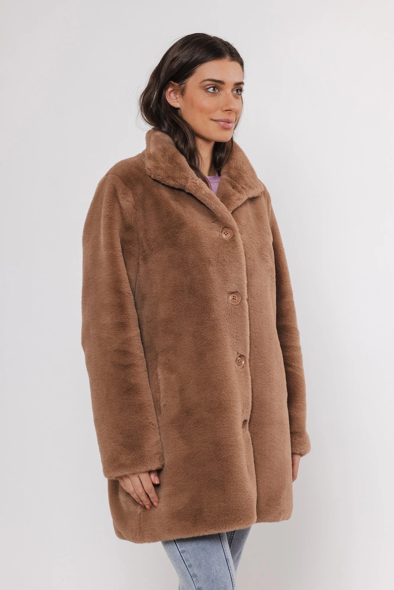 Nonna Coat in Twig