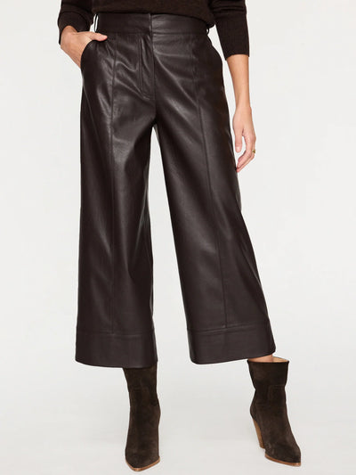 Odele Cropped Pant - Dark Brown