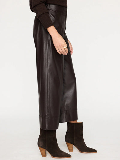 Odele Cropped Pant - Dark Brown