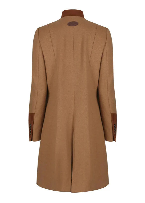 Oxford Wool Coat in Camel
