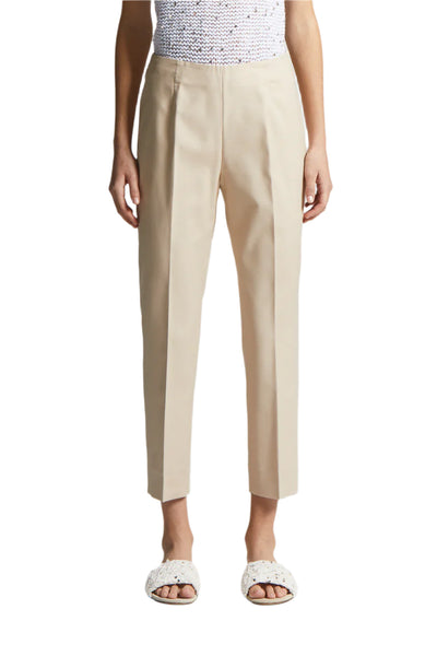 Cigarette Trousers in Amber Beige