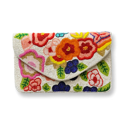 Ivory W/ Multi Florals