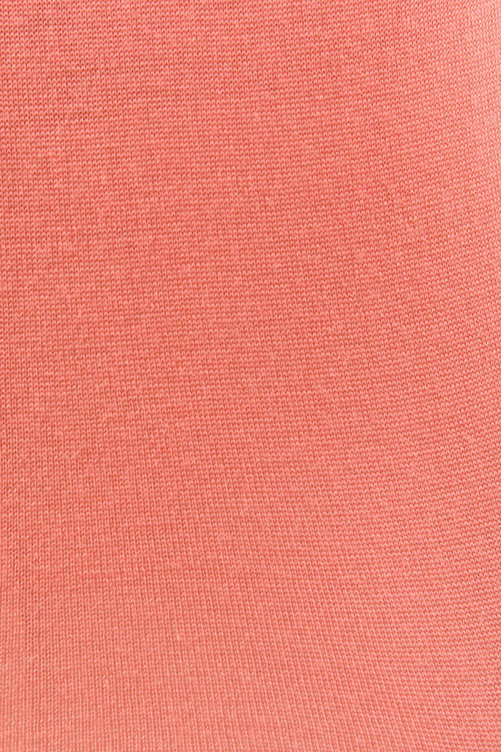 Pure Fine Wool Sweater - Coral
