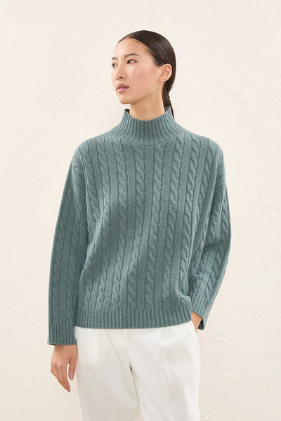 Tricot Sweater - Green Zinc