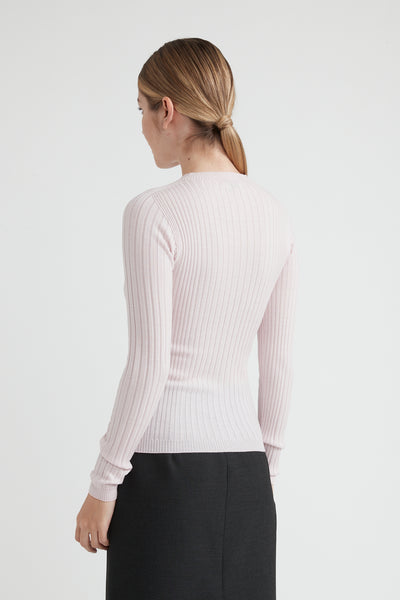 Knitted Wool Sweater in Hornbeam