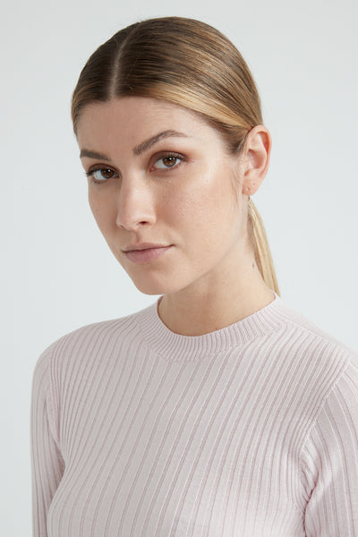 Knitted Wool Sweater in Hornbeam