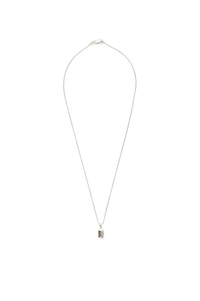 Micro Fortune Buoy Necklace Sterling Silver