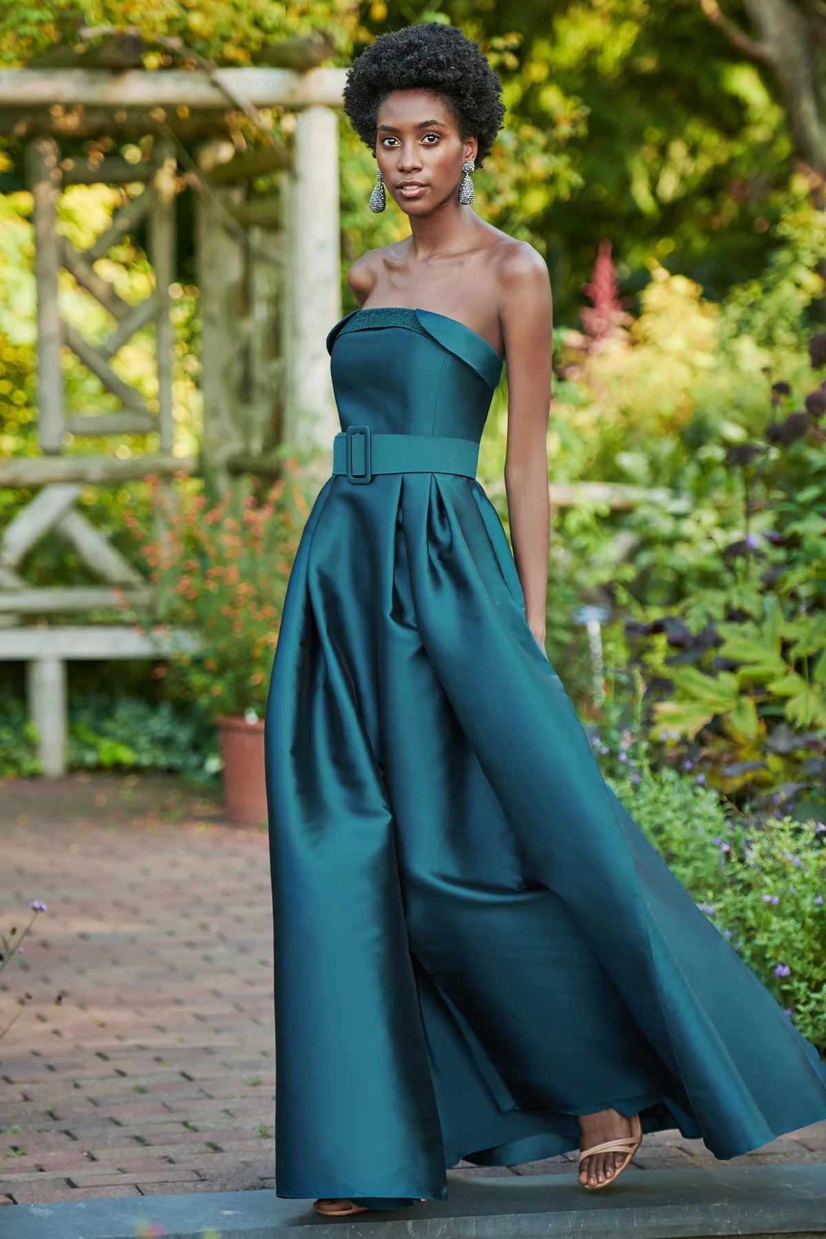 Ceri Gown in Deep Teal Carl Meyers Ceri Gown in Deep Teal Carl Meyers