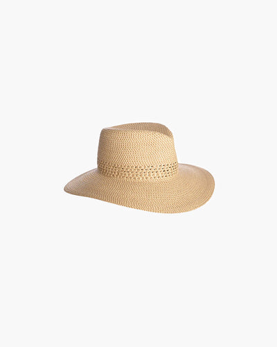 Squishee® Bayou Fedora Hat in Peanut