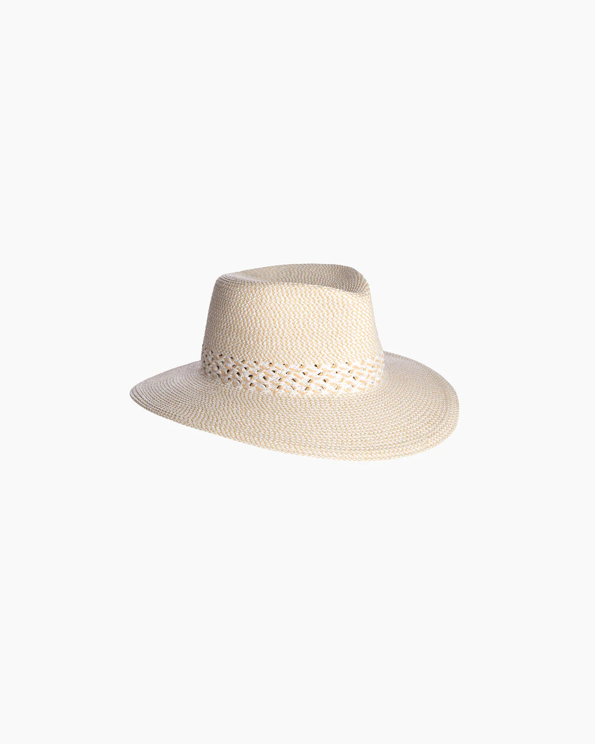 Bayou Fedora Hat- White Mix