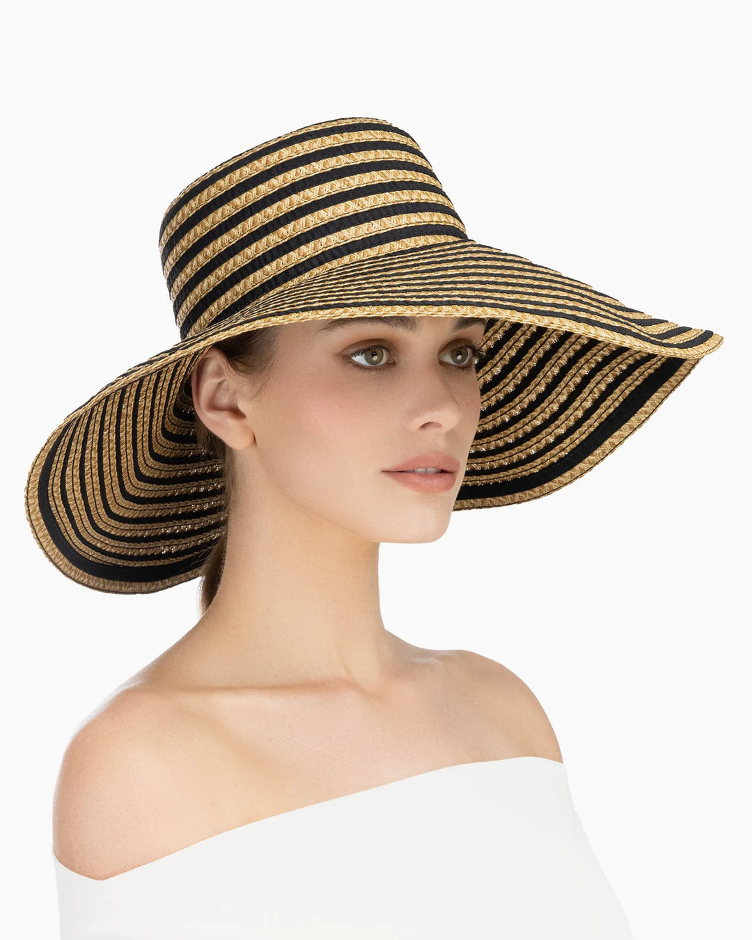 Margot Straw Hat - Black Mix – Carl Meyers