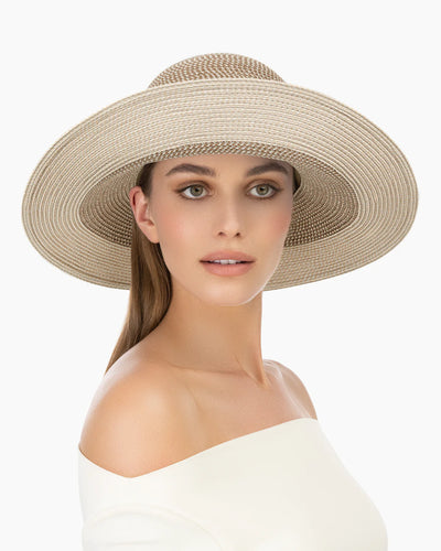 Francoise Hat in Latte Mix