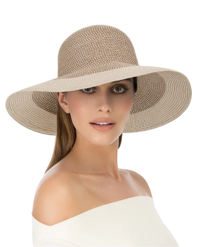 Francoise Hat in Latte Mix