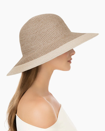 Francoise Hat in Latte Mix