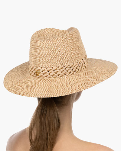 Squishee® Bayou Fedora Hat in Peanut