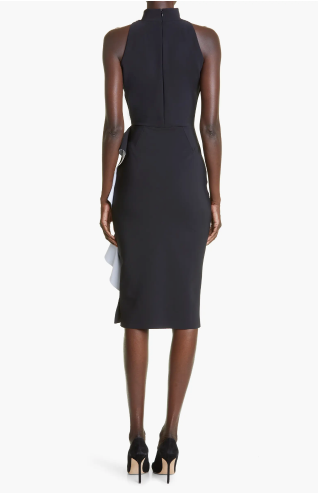 Asiliah Ruffle Sheath Dress
