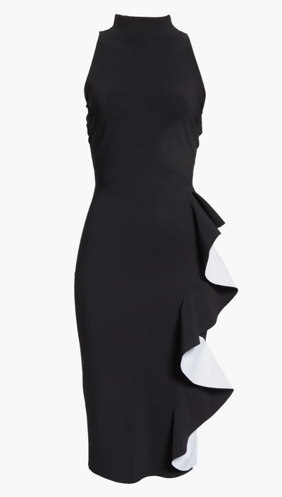 Asiliah Ruffle Sheath Dress