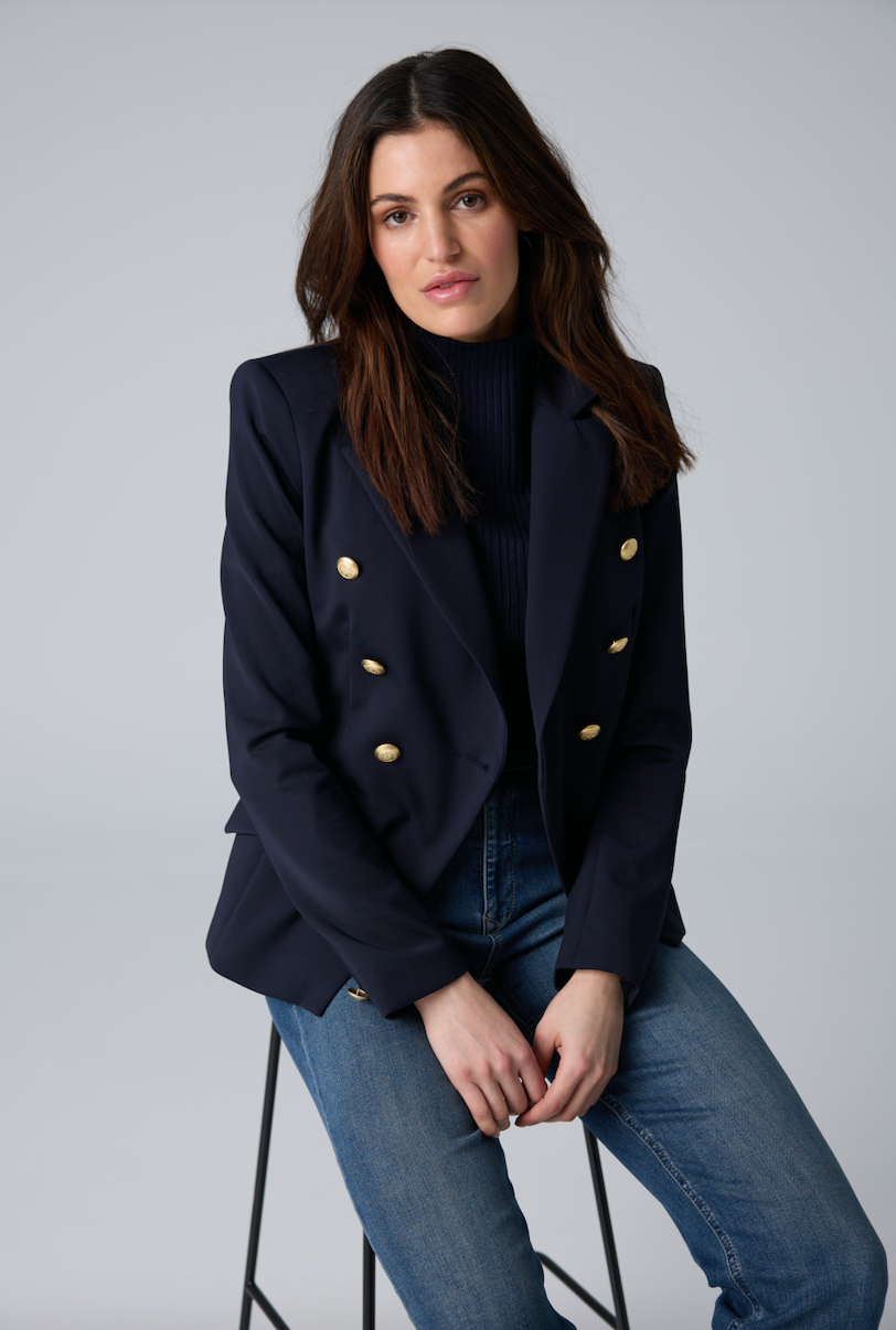 Jacket with 6 Buttons in Navy