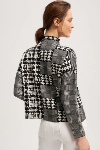 Houndstooth Sweater - Black