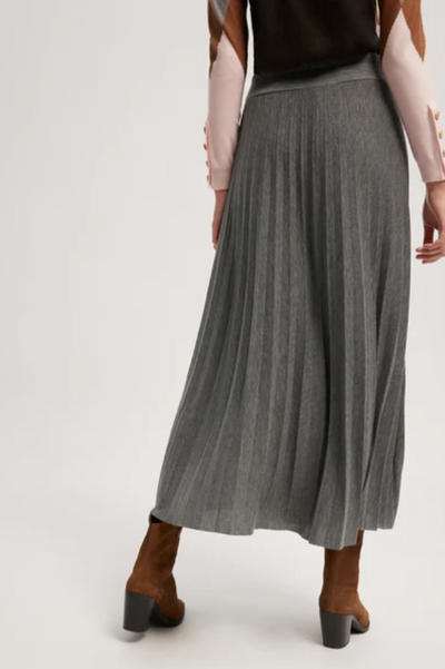 Pleat Skirt - Grey