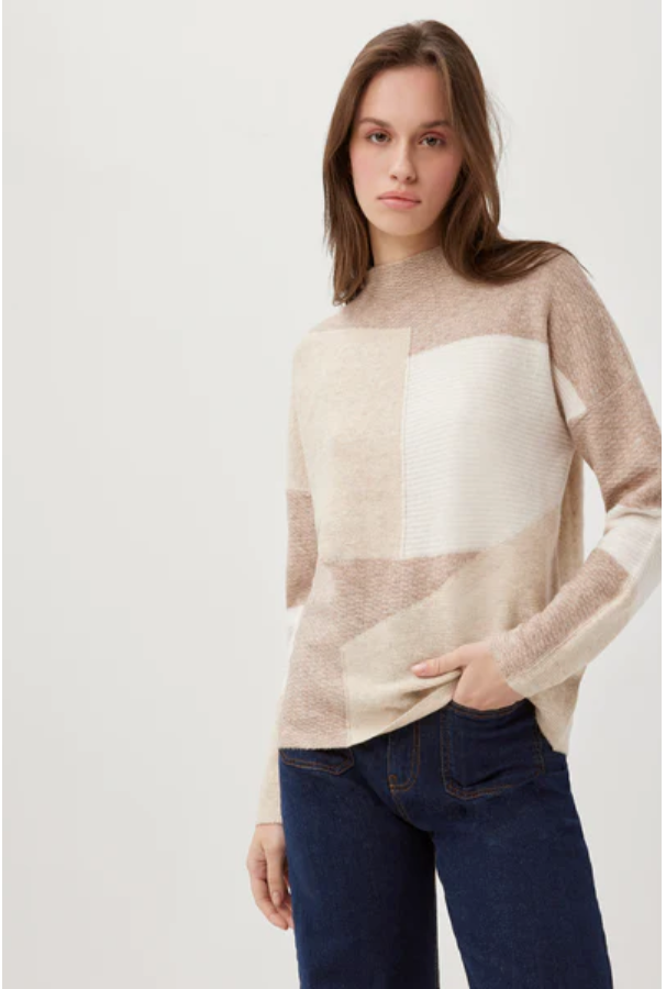 Ava Colorblock Sweater