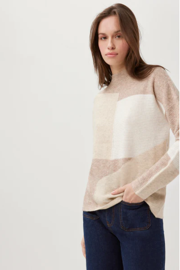 Ava Colorblock Sweater