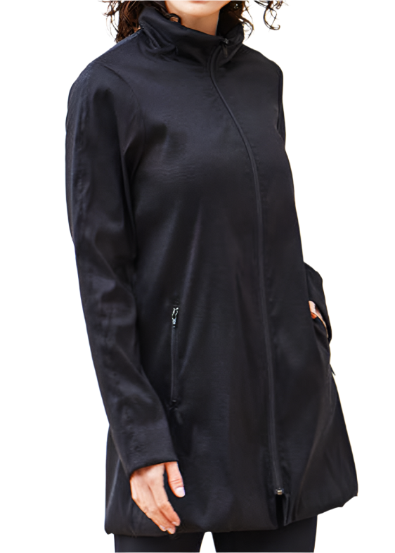 Dune Raincoat in Black