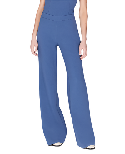 Flare Pant w/ Back Zip in Classic Blue