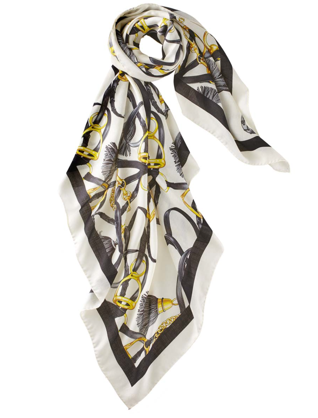 Grande Firenze Scarf in Ivory