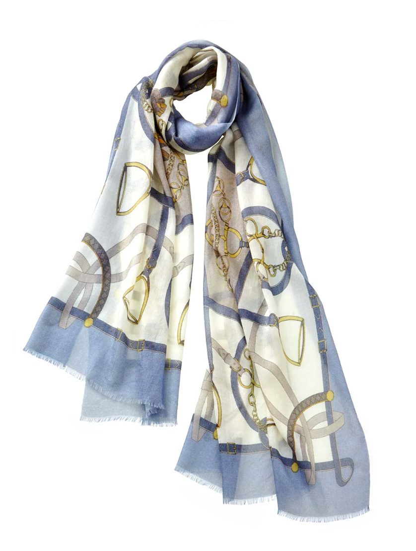 Verona Scarf in Bluebell
