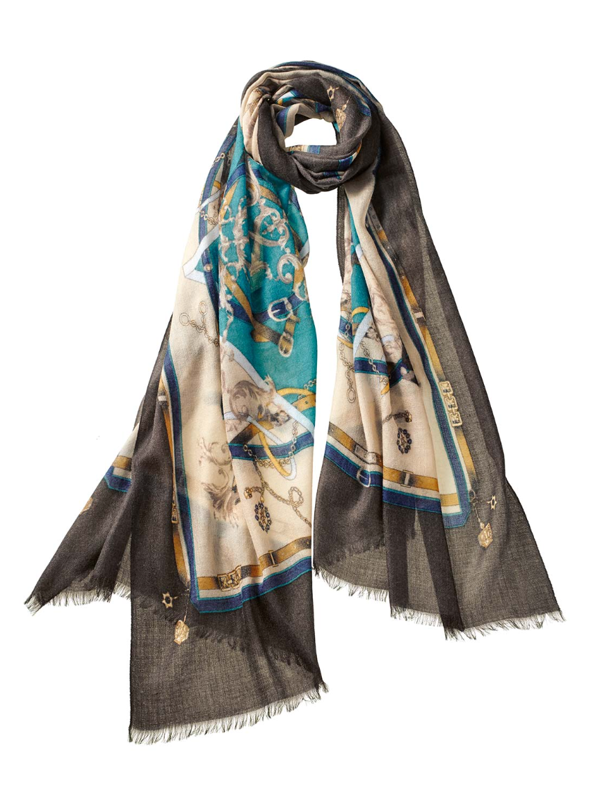 French Lily Scarf in Camel