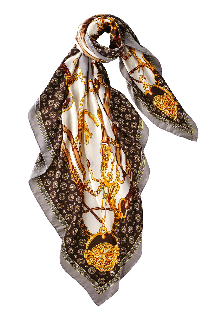 Grande Stabile Scarf in Chestnut