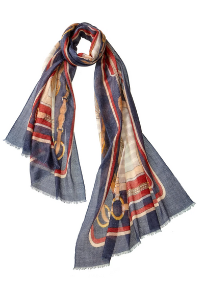 Roma Scarf in Atlantic