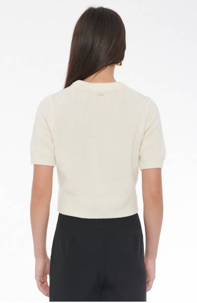 Elsie Pullover Sweater in Ivory