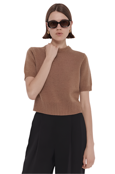 Elsie Pullover Sweater in Tawney