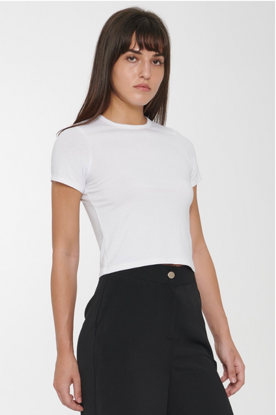 Lindsey Baby Tee in Optic