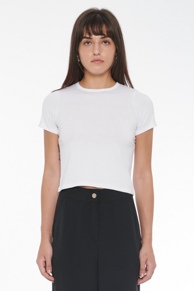 Lindsey Baby Tee in Optic