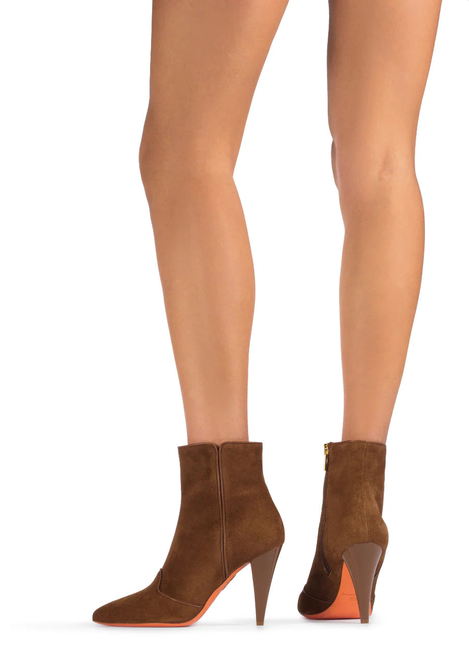 Charlie Boots in Hazelnut Suede