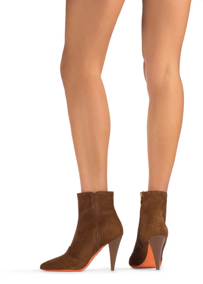 Charlie Boots in Hazelnut Suede