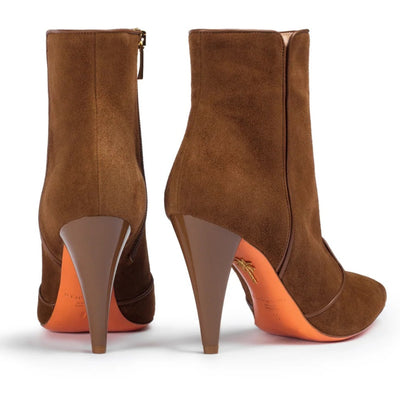 Charlie Boots in Hazelnut Suede