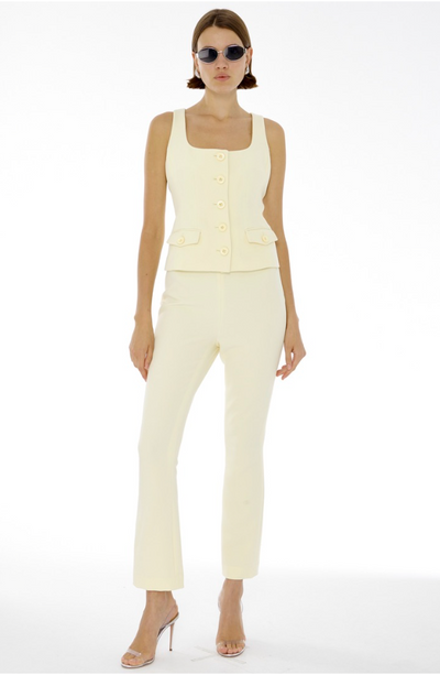 Claire Cigarette Pants in Butter