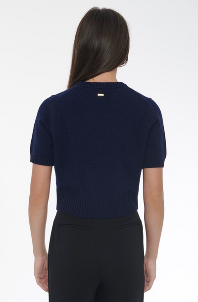 Elsie Pullover Sweater in Navy