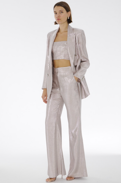 Mia Double Breasted Blazer in Rose